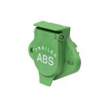 Green ABS Trailer Socket