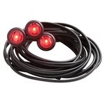 3-pc Clearance Marker Lights - Molded Harness