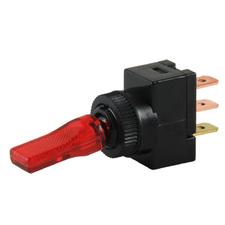 LED Duckbill Toggle Switch - Red