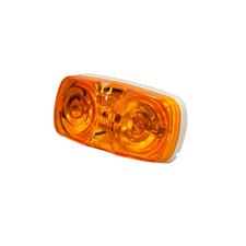 Scalloped Clearance Marker Lights - 2-Bulb