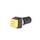 (On) Off SPST Push Button Switch - Yellow