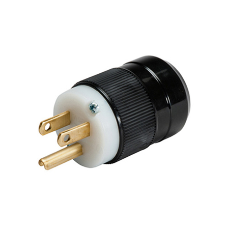 Power Cable Plug - Rubber Cap & Body